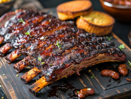 pork ribs with Low and Slow Butt rub